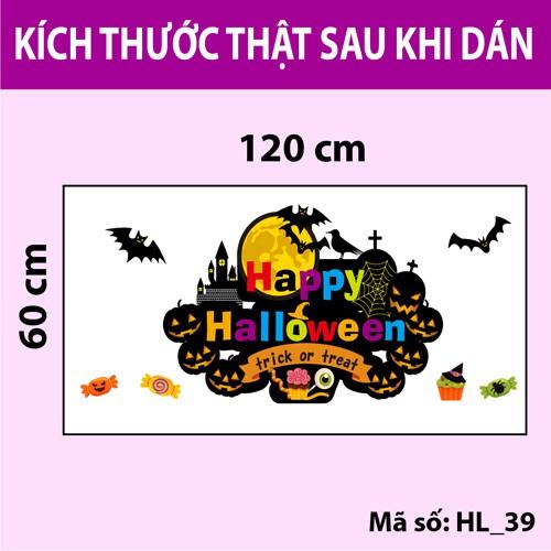 Decal trang trí Halloween 2020 số 5