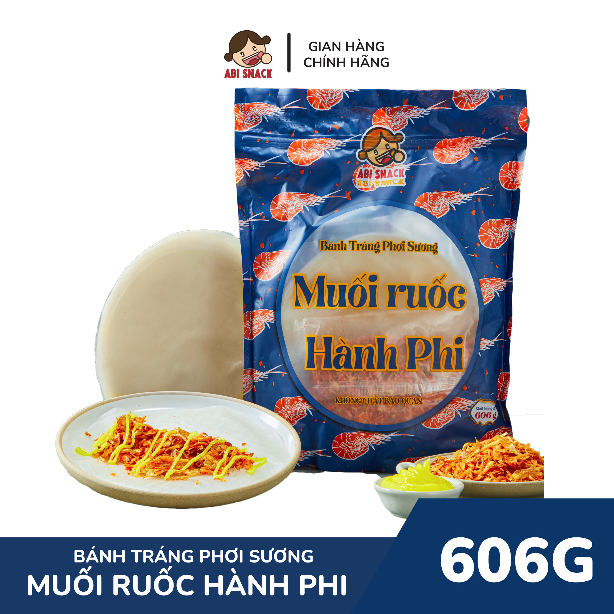 BÁNH TRÁNG PHƠI SƯƠNG MUỐI RUỐC HÀNH PHI