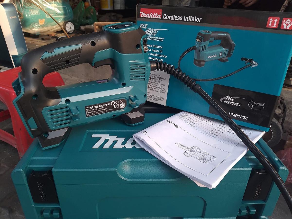 MÁY BƠM HƠI DÙNG PIN 18V MAKITA DMP180Z - HÀNG CHÍNH HÃNG