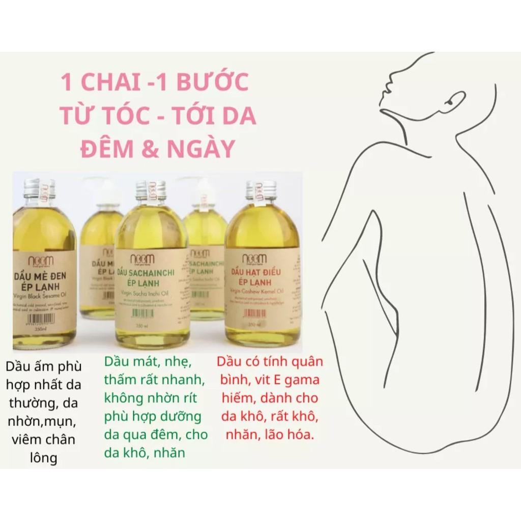 DẦU SACHA INCHI ÉP LẠNH 350ml & 100ml - NOOM
