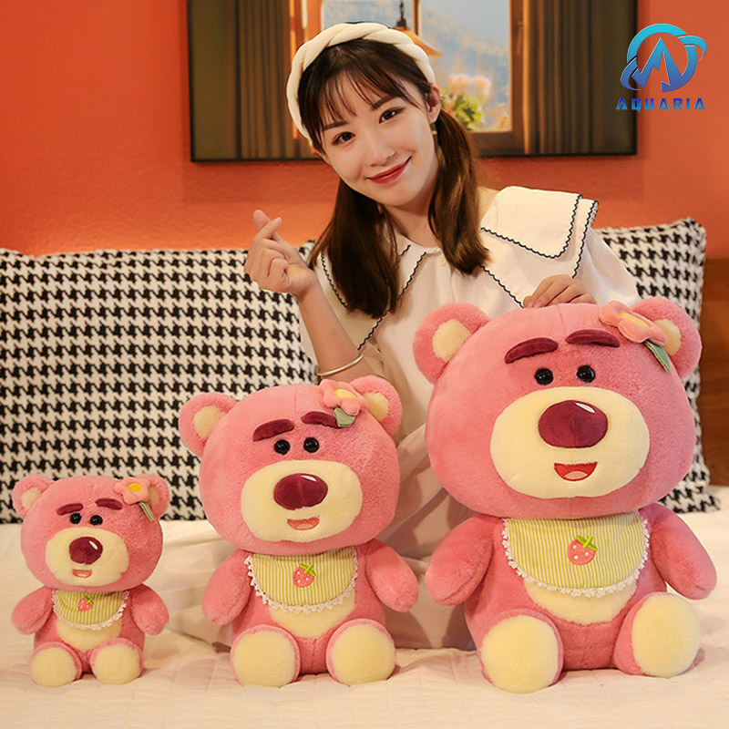 Gấu Bông Gối Ôm Thú Bông, Nhồi Bông Lotso Ngồi Siêu Dễ Thương Hot Hit