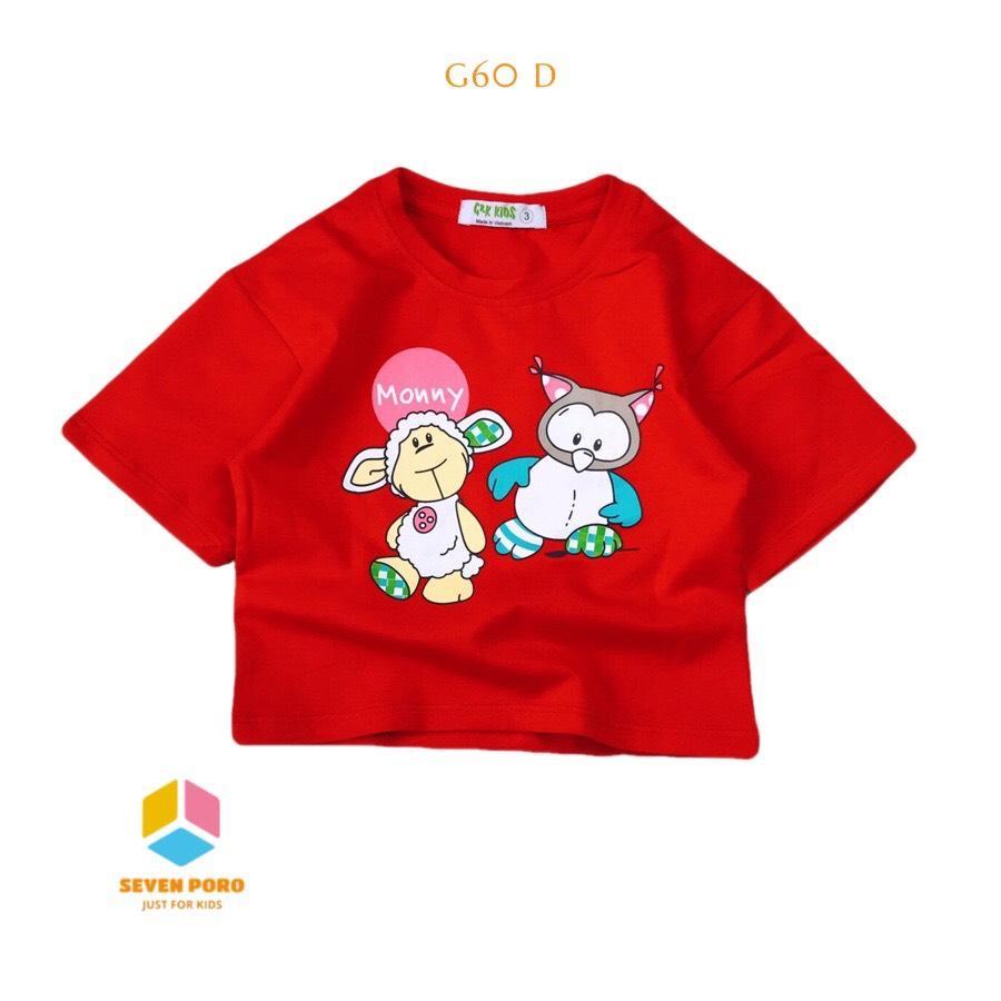 Áo Thun Form Lửng Bé Gái G60N Sevenporo - G&amp;K Kids