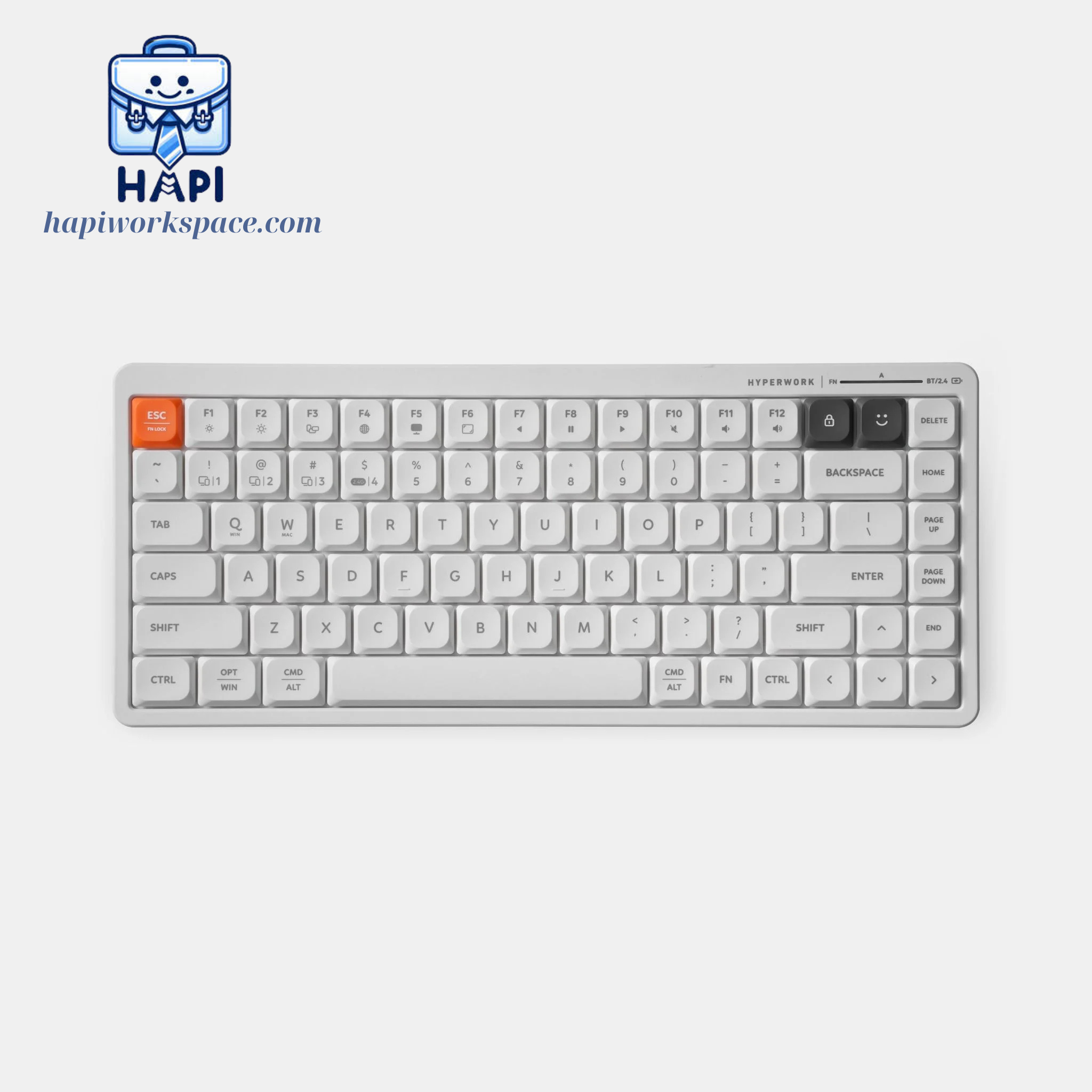 Bàn phím không dây hàng chính hãng HyperWork Silentkey Mini TS01M 75