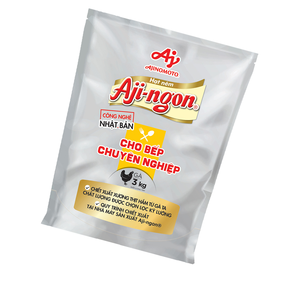 Hình ảnh Gói Hạt Nêm Aji-ngon® Gà 3kg/Gói