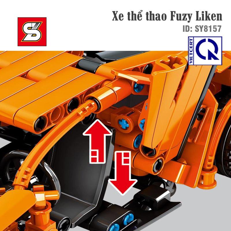 Đồ chơi lắp ráp Xe thể thao Fuzy Liken - SY BLOCK SY8157 _ 469 chi tiết