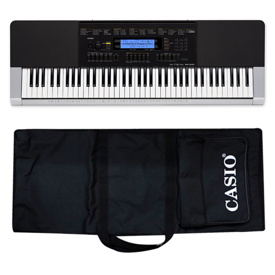 Bộ Đàn Organ Casio WK-240 Kèm AD Giá Nhạc Và Bao