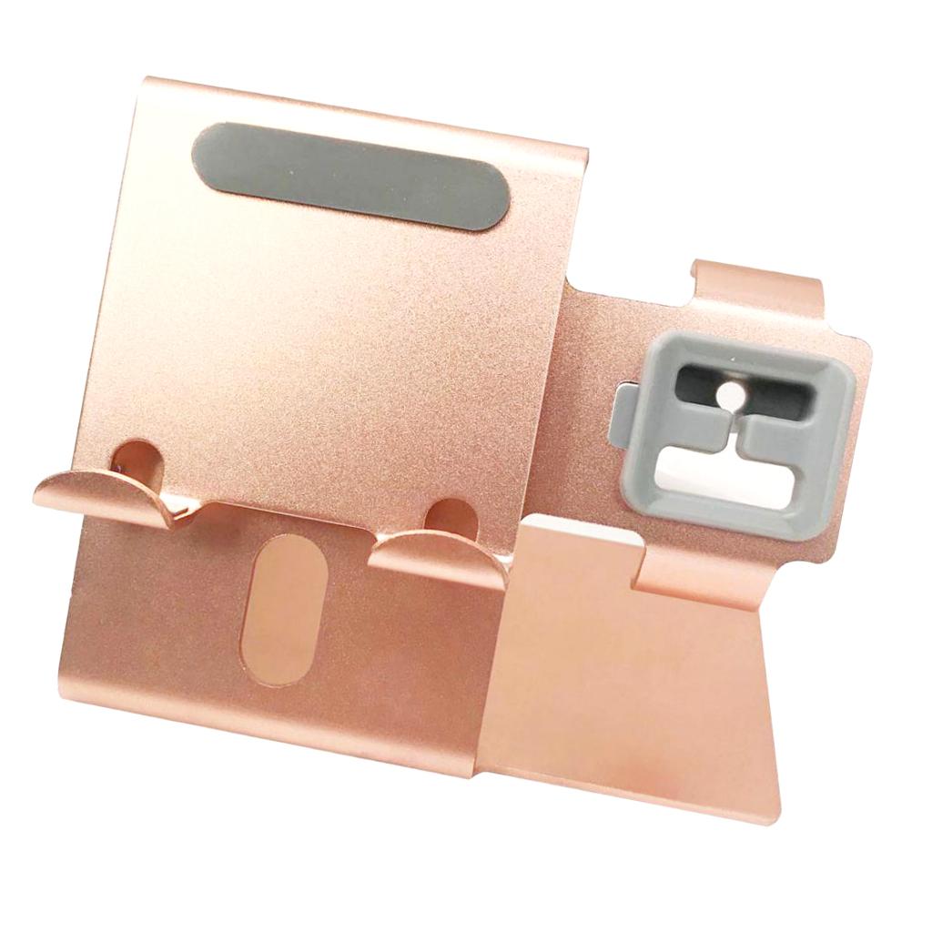 2 in 1 Cell Phone and Watch Charger Station , Aluminum Smart Watch Mobile Charging Accessories Dock for Fitbit Ionic iphone 5 6 7 8 X Samsung Galaxy S8 S9