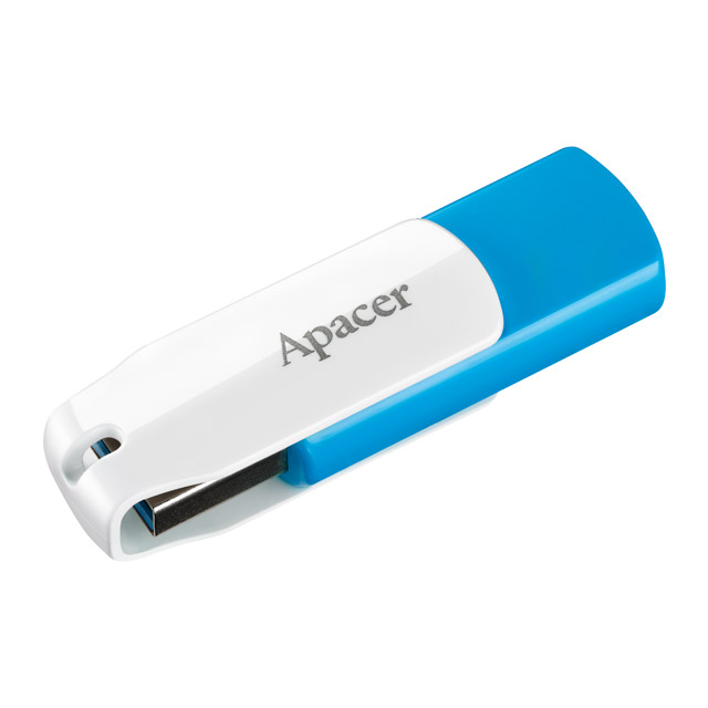 USB 32GB APACER AH357 THIẾT KẾ TRẺ TRUNG VỚI GAM MÀU XANH TRẮNG BẮT MẮT. - HÀNG CHÍNH HÃNG