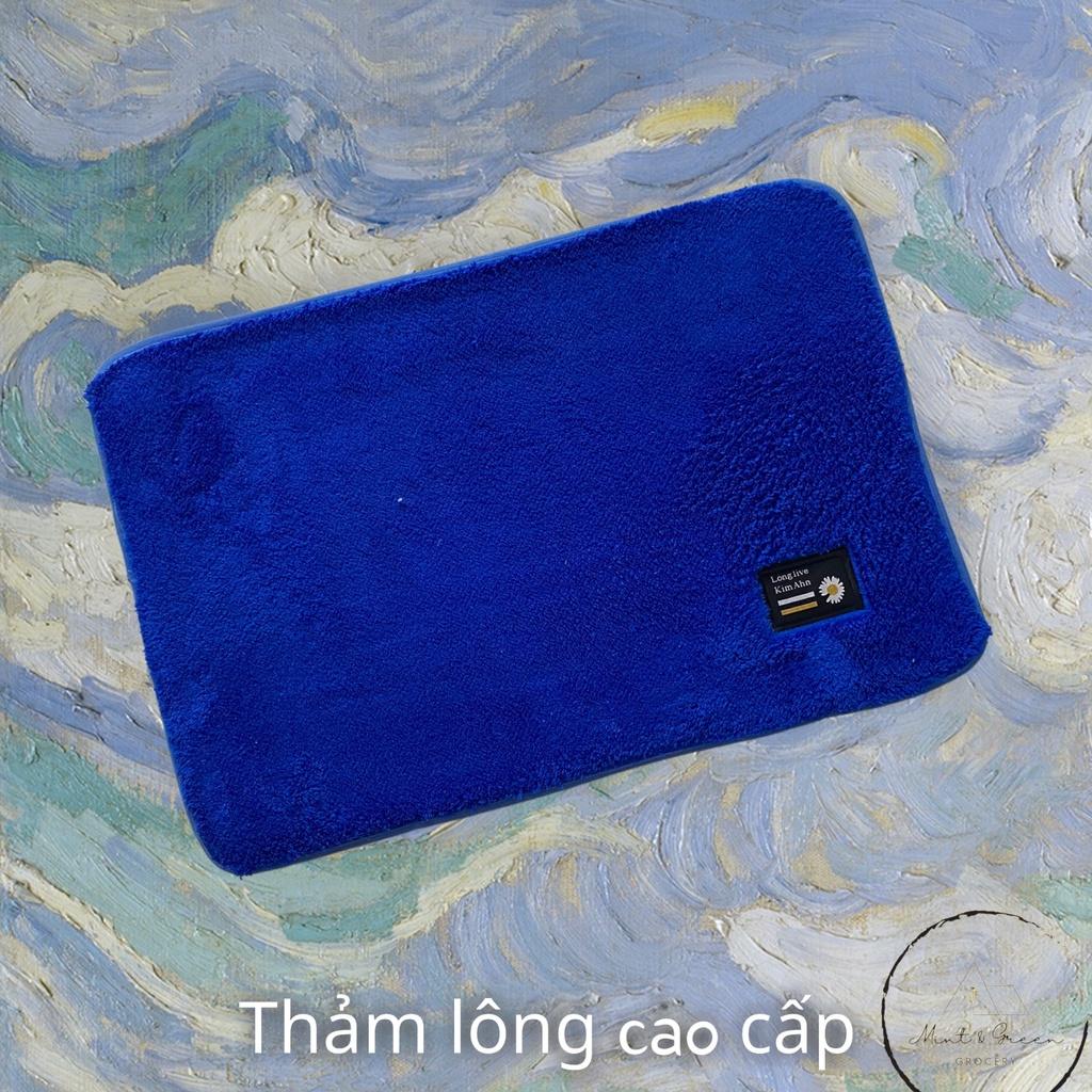 Thảm lau chân lông cừu cao cấp siêu thấm - siêu mềm mượt size 40*60