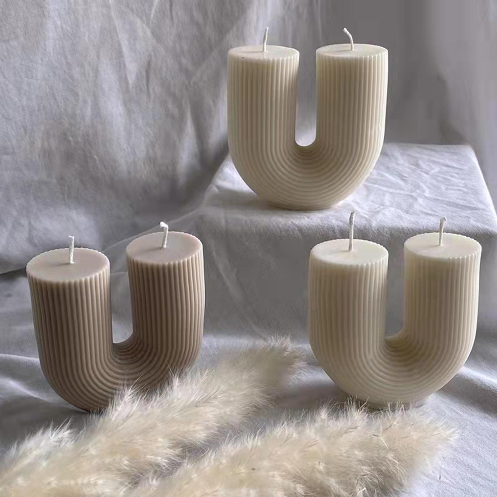 Geometric Scented Candles Home Decorative Soy Candle