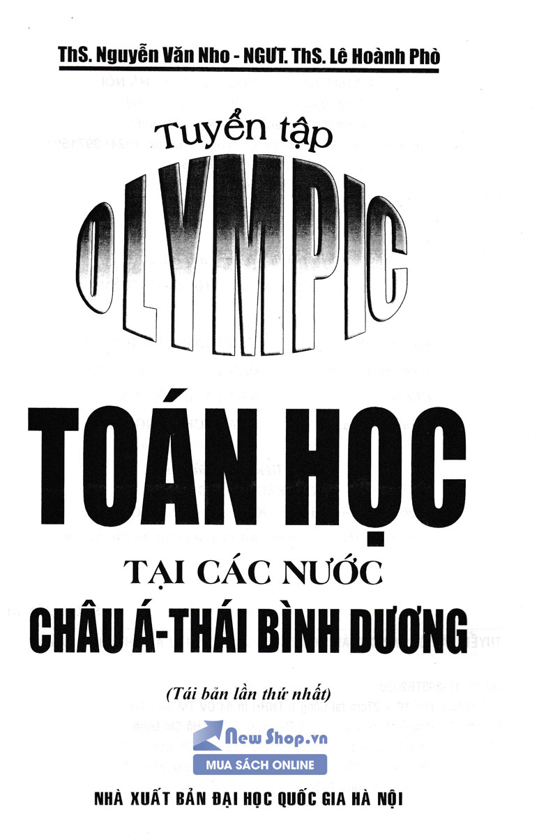 Tuyển Tập OLYMPIC Toán Học Tại Các Nước Châu Á Thái Bình Dương (Tái Bản)