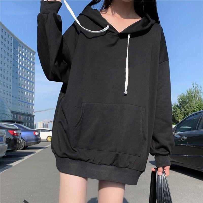 Áo Khoác Hoodie Dài Tay Thời Trang Cho Nữ