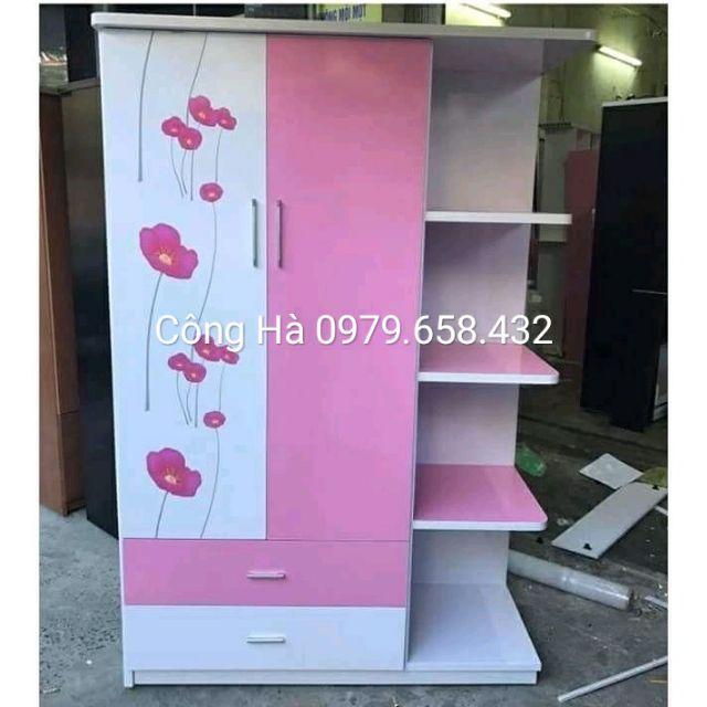 Tủ nhựa đài loan 2 cánh kèm kệ giá sinh viên