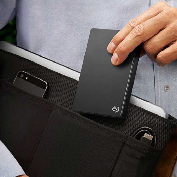 Ổ Cứng Di Động Seagate Backup Plus Slim Portable Drive 5TB BLACK - STDR5000300 - Hàng chính hãng