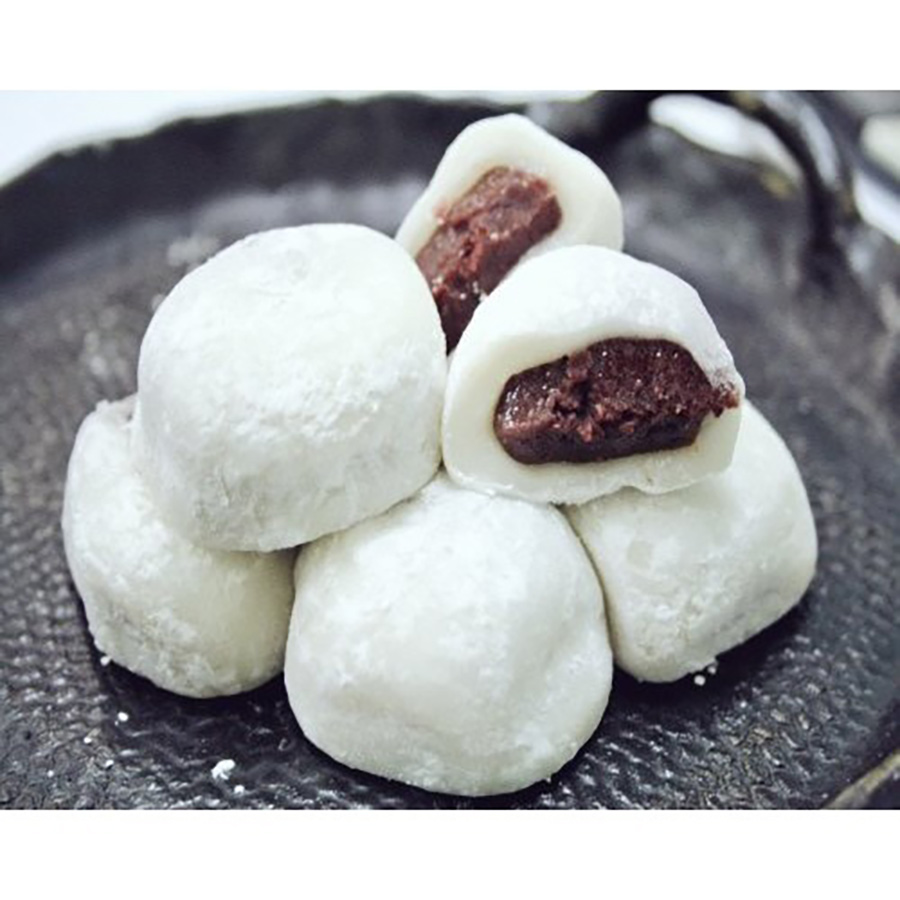 Bánh Mochi YUKI&LOVE đậu đỏ nhân kem - Red Bean Mochi Creamy Filling 120g (4 bánh/túi)