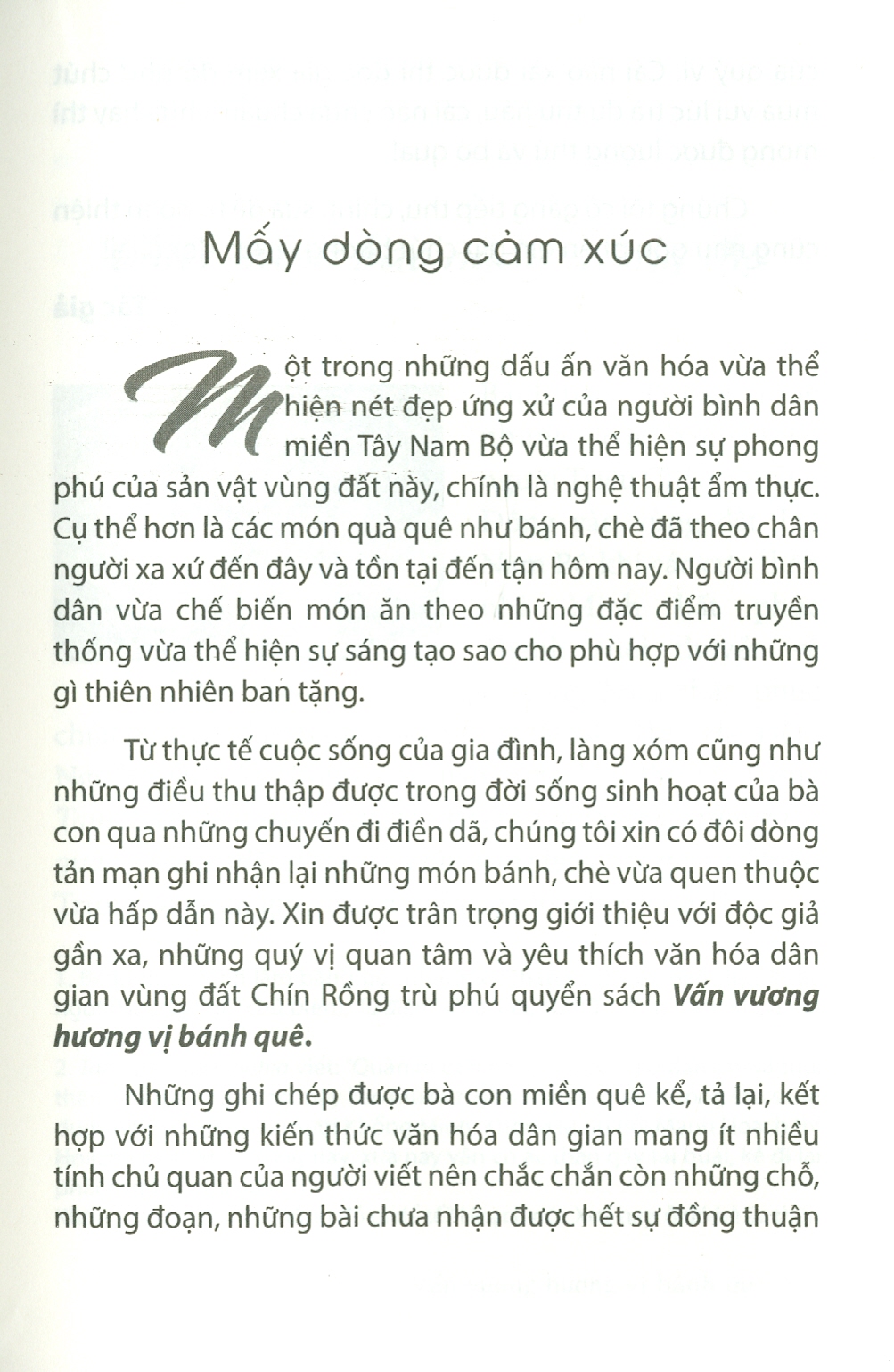 Vấn Vương Hương Vị Bánh Quê