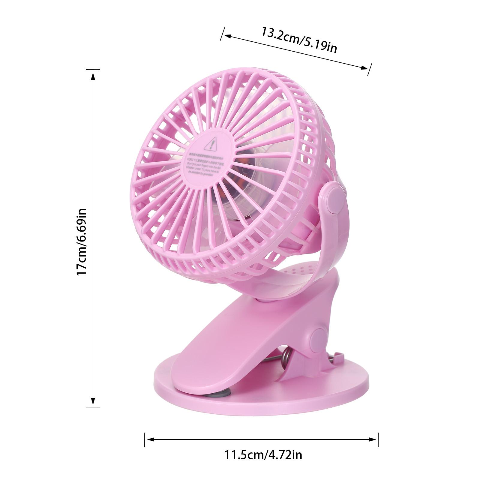 Quạt để bàn di động, có thể sạc lại, 3 tốc độ
