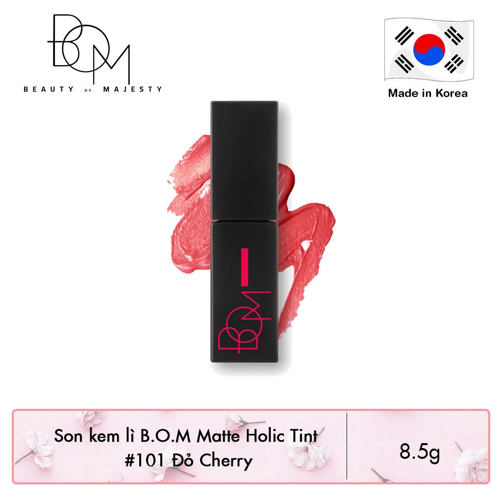 Son Kem Bom Matt Holic Tint -  #201 -Sugar Coral - Hồng San Hô