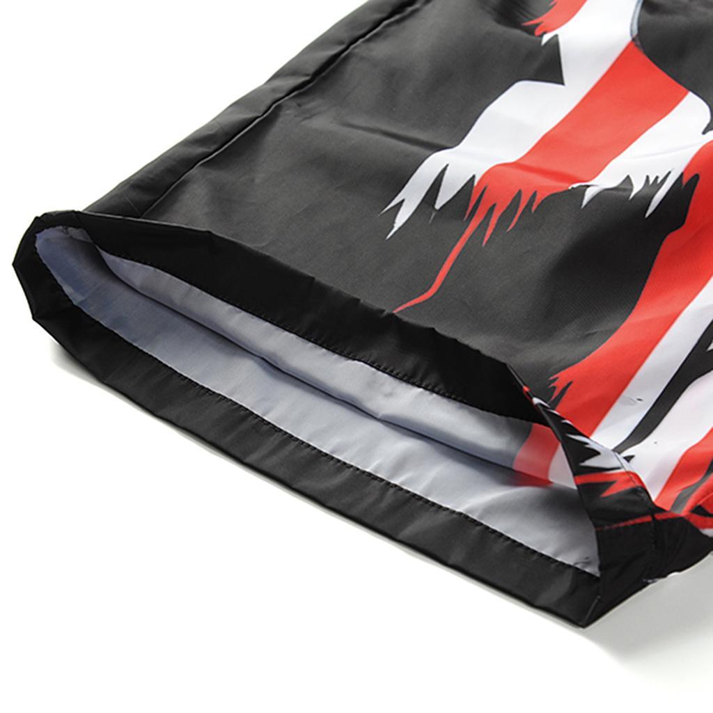 Men's American Flag Classic Fit Perfect Loose Shorts Quickly Dry Swim Trunks
