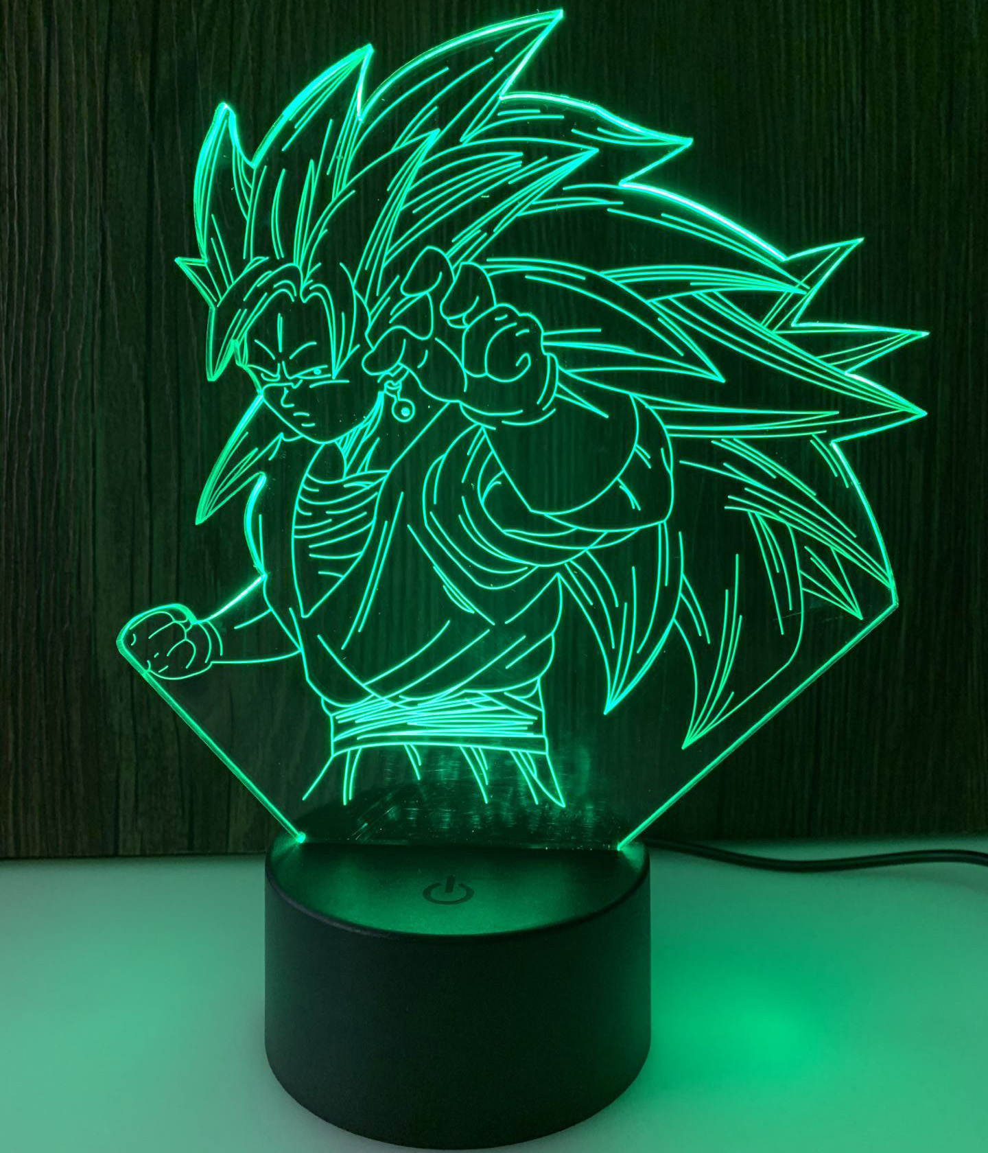 Đèn ngủ 3D songoku cảm ứng