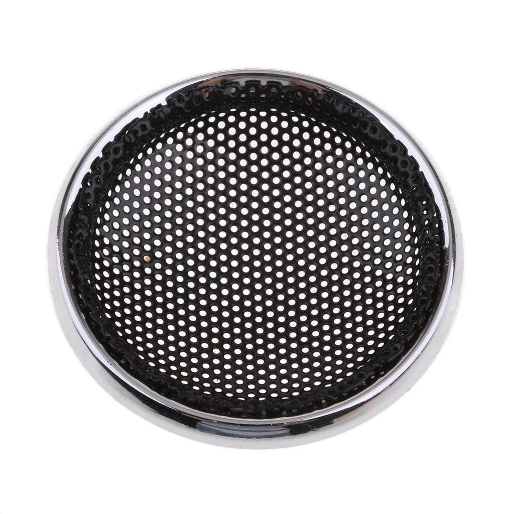 2Piece 1inch Speaker Round Grills Cover Case Decorative Circle with Screws