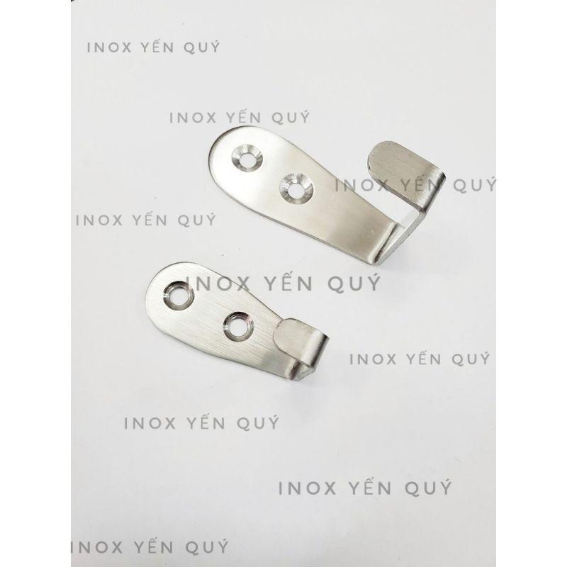 Móc đơn inox khoan tường treo đồ inox, quần áo, đồ đa năng tiện dụng mọi nơi