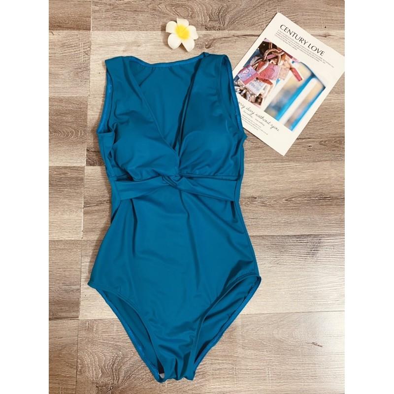 Bikini liền mảnh 2 dây xoắn trước ngực