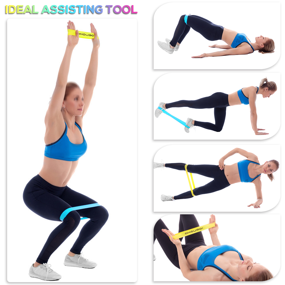 Bộ 5 dây band tập kháng lực vật lý cá nhân tăng sức bền