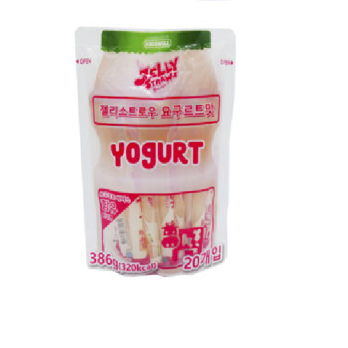 Thạch rau câu que sữa chua Kidswell Jelly Straws Yogurt Speshow 96g - Hàn Quốc
