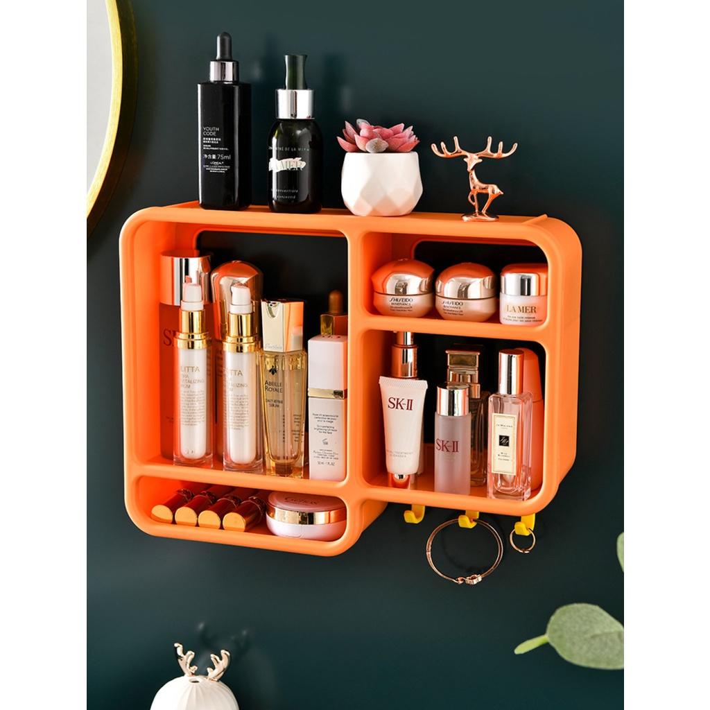 Bộ Kệ Mỹ Phẩm Beauty-In-White Dán Tường PP Super Holder - Home and Garden