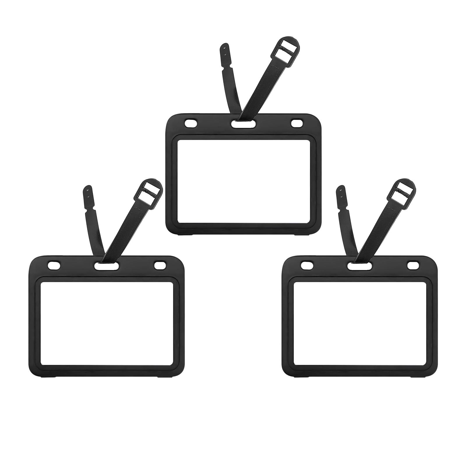 3 Piece Vaccination Card Protector 4 X 3 Inches Immunization Cards Horizontal Clear Holder Waterproof Portable