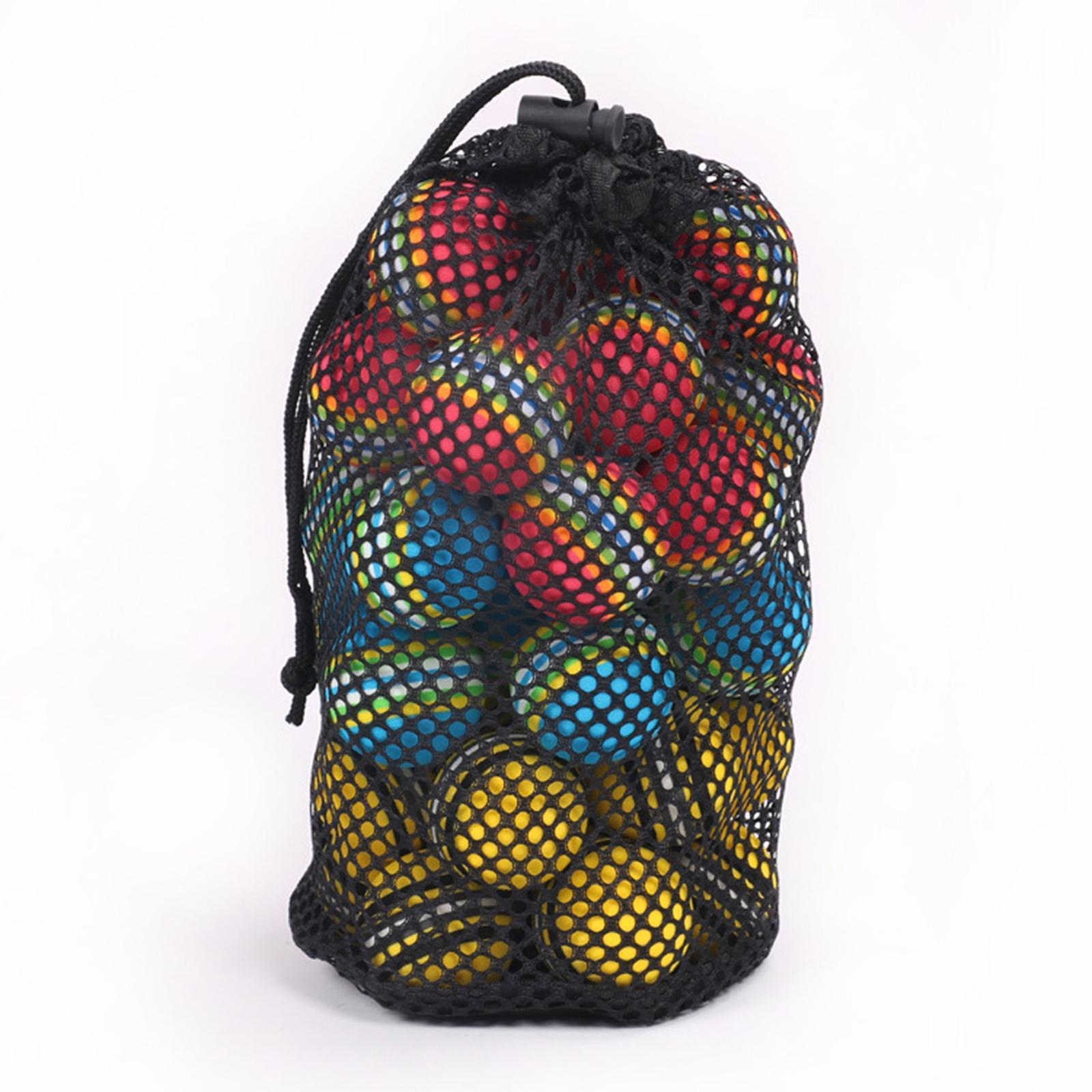 Nylon Golf Ball Storage Bag Mesh Net Pouch Golf Accessories Tennis Ball Bag