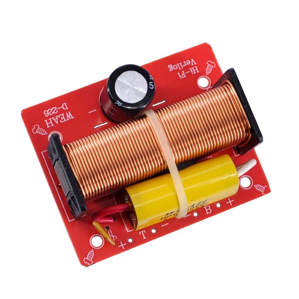 2 Way 100W Audio Filter Bass Speaker Crossover Frequency Divider Pure Sound