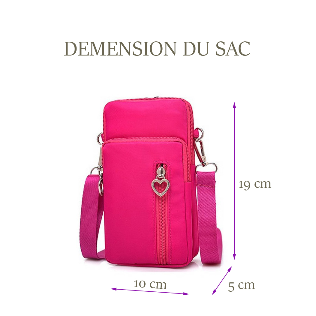 Túi Đeo Chéo Nữ Thời Trang T44 Khóa Trái Tim