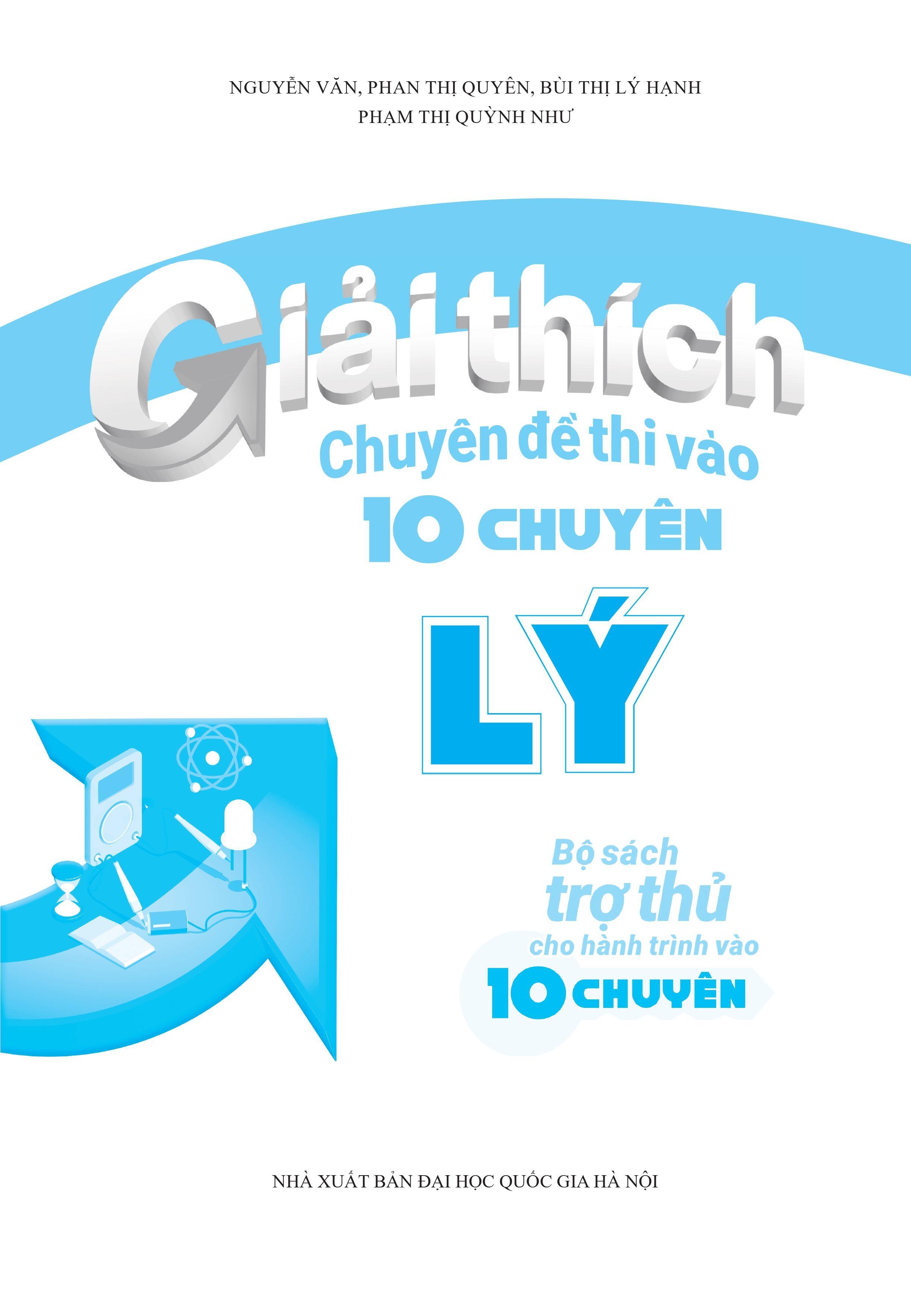 Giải Thích Chuyên Đề Thi Vào 10 Chuyên Lý