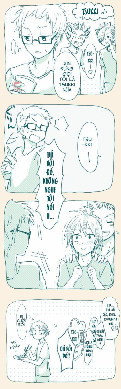 bóng chuyền nảy lửa - doujinshi chapter 1 1