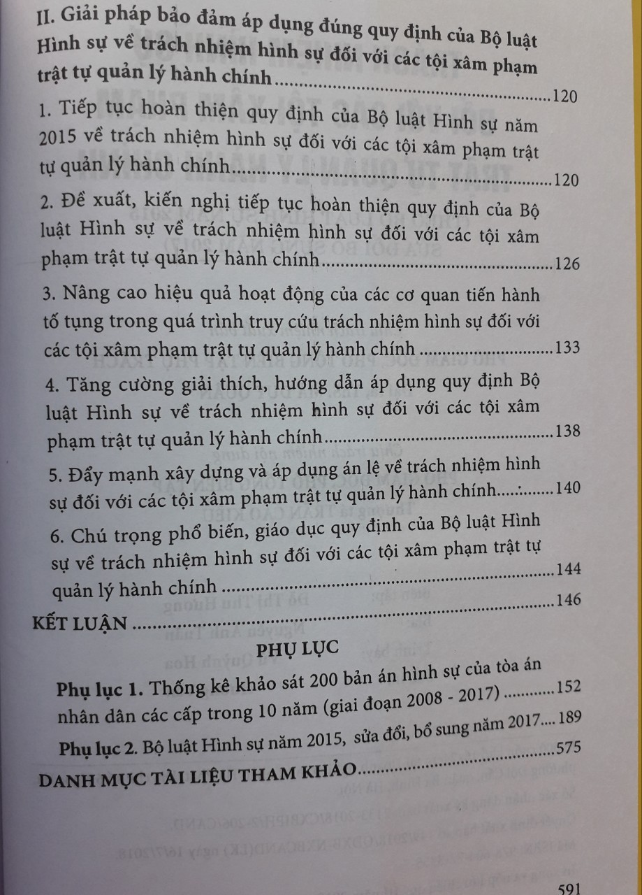 Trách Nhiệm Hinh Sự Đối Với Các Tội Xâm Phạm Trật Tự Quản Lý Hành Chính