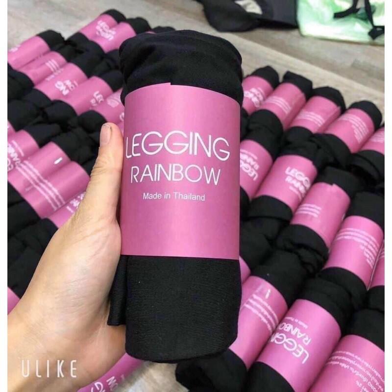 Quần biker legging đùi thái RAINBOW cuộn tím siêu co dãn