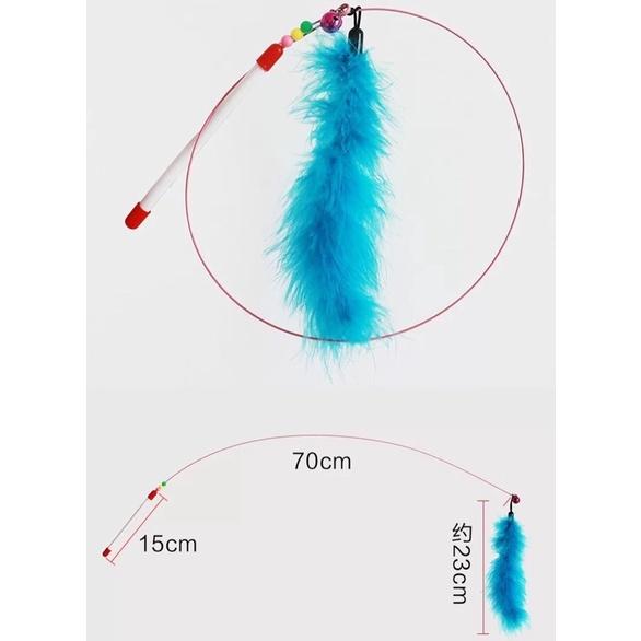 Cần câu cho mèo, đồ chơi đuổi bắt, đồ chơi cho mèo