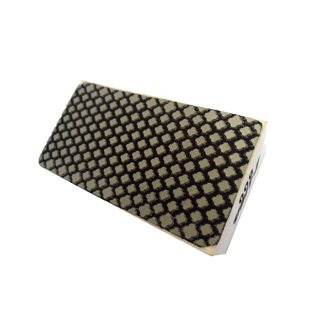 2pcs Resin Diamond Hand Polishing Pad Sanding Grinding Pad for Stone,Concrete Marble,100x50x8mm