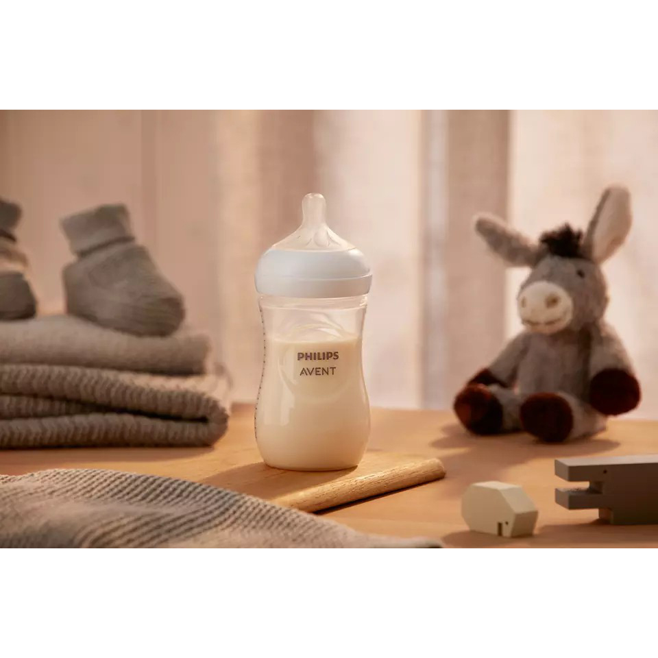 Bình sữa mô phỏng tự nhiên mới hiệu Philips Avent  cho trẻ từ 1 tháng tuổi (260ml-đơn)_SCY903.01