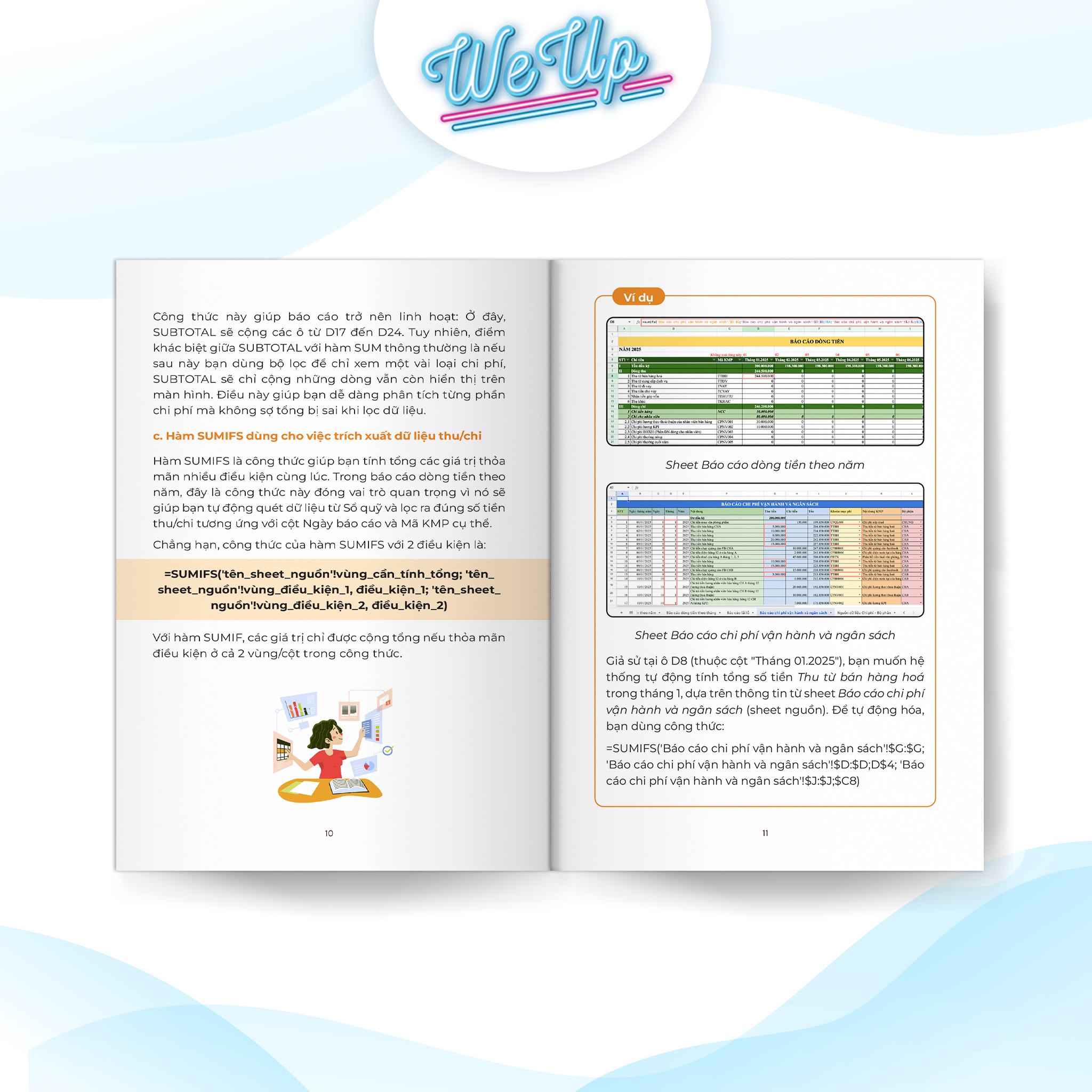 Sách Bộ form mẫu Excel tính PNL, báo cáo tài chính và đánh giá hiệu suất nhân sự