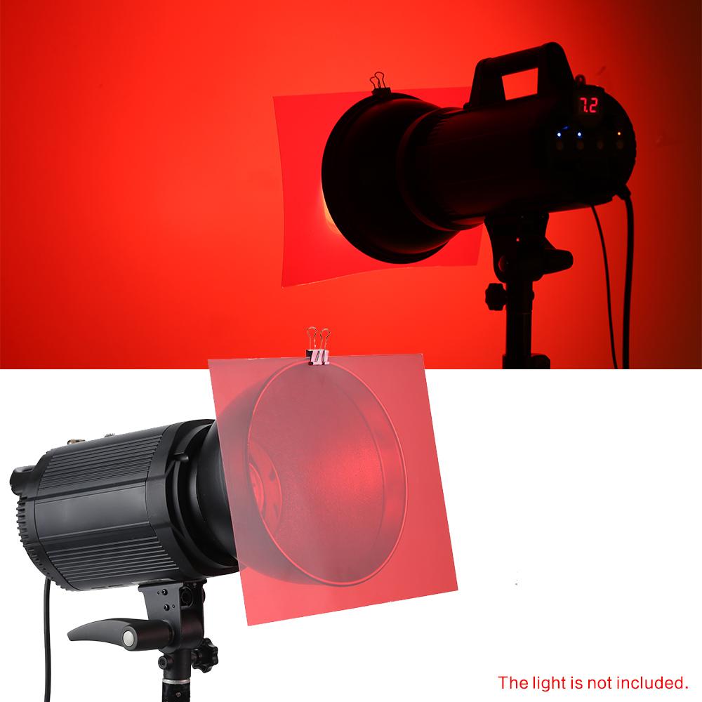 Bộ lọc cho Đèn Flash 6 cái 25 * 20 cm Chiếu sáng trong suốt