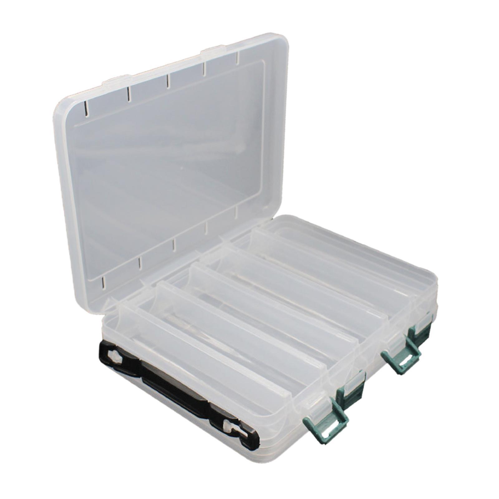 Tackle Box Tackle Storage Lure Hooks Multi Compartments Fishing Gear Accessory Removable Handle Portable Fly Fishing Organizer