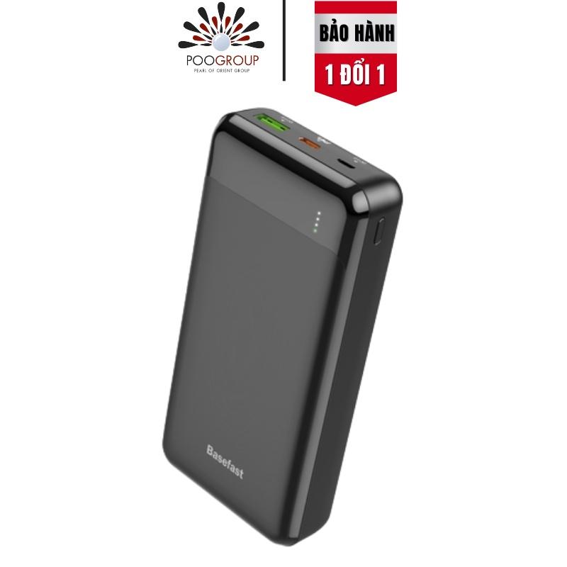 Pin sạc dự phòng Basefast SD20A 20000mAh PD, QC 3.0,VOOC sạc nhanh 20w cho tất cả dòng điện thoại mới cao cấp - Hàng chính hãng