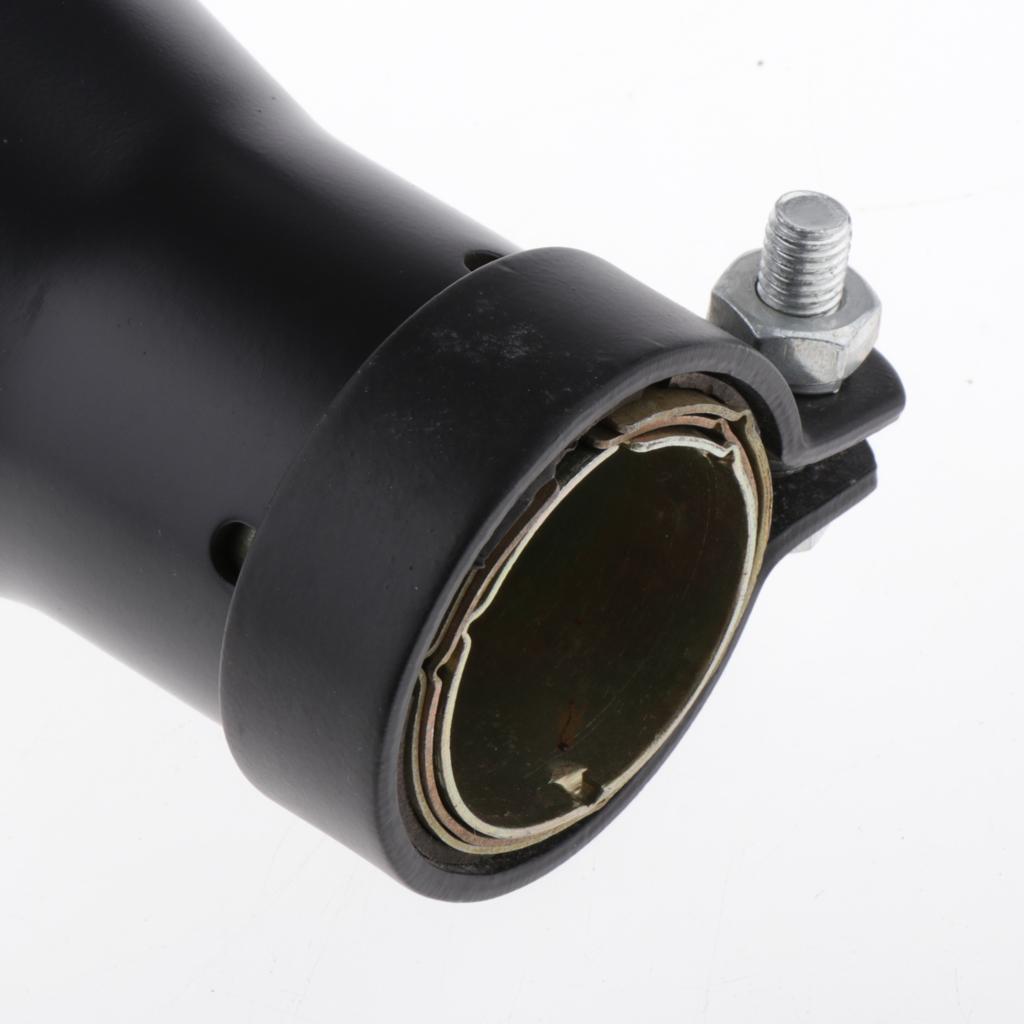 Universal Retro Motorcycle Cafe Racer 20"  Exhaust Pipe Black