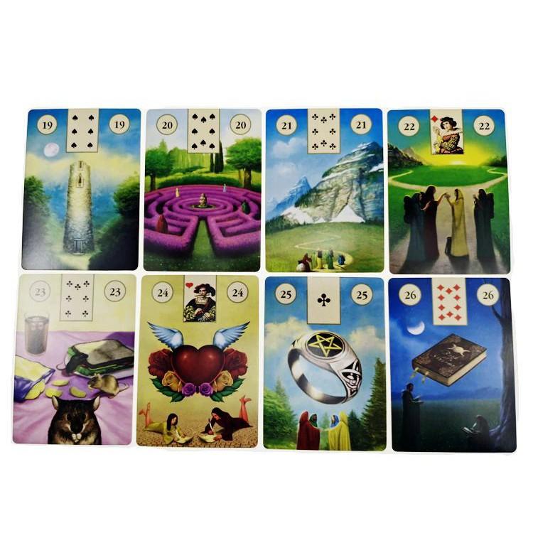 Bài Lenormand Pagan Lenormand Tặng Đá Thanh Tẩy