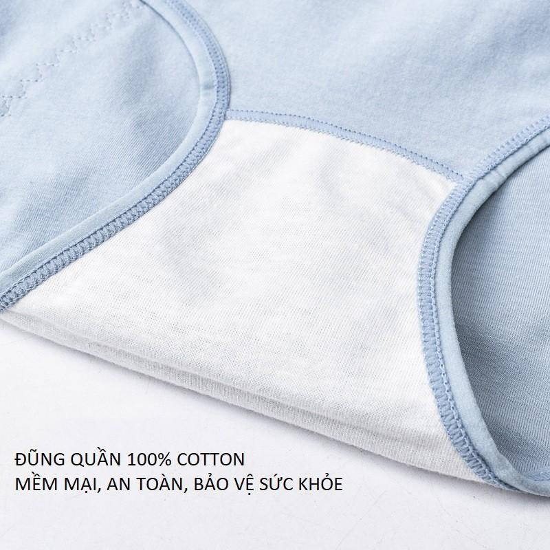 Quần Lót Chống Tràn Nguyệt San Trơn Cotton Thoáng Khí Cạp Vừa P471