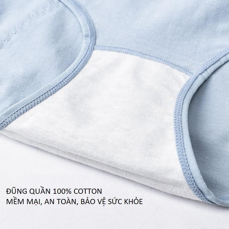 Quần Lót Chống Tràn Nguyệt San Trơn Cotton Thoáng Khí Cạp Vừa P471