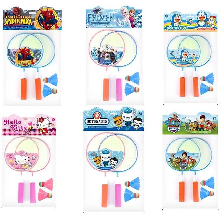 COMBO 2 CHIẾC VỢT CẦU LÔNG TẶNG KÈM 2 QUẢ CẦU CHO BÉ